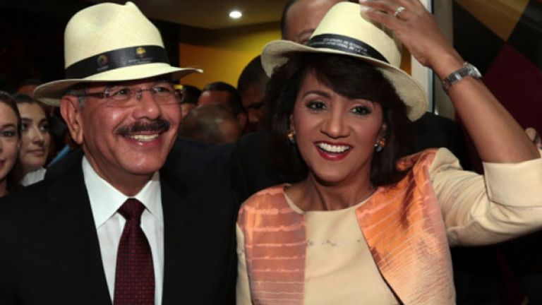 Danilo Medina y Cándida Montilla de Medina